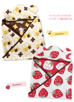 Couverture d'emmaillotage pour bébé en gaze 100% de coton à 5 couches 84cm * 84cm origine japonaise conception de canard d'oreille respirante literie à bas quantité minimale de commande