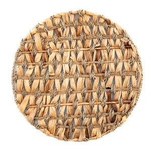 Hand weave plate chargers wholesale prices water hyacinth charger plates natural fiber <b>placemat</b> - Product Image 1