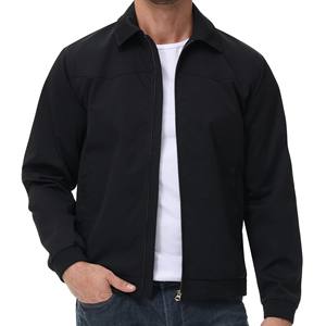 Veste coupe-vent tendance pour hommes, veste de sport décontractée, veste légère unie, imperméable, veste bomber à fermeture éclair personnalisée pour hommes - Product Image 3
