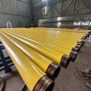 Tuyau en acier revêtu de jaune pour le transport de gaz, d'huile et de produits chimiques, la lutte contre les incendies, les systèmes d'alimentation en eau et la construction - Product Image 1