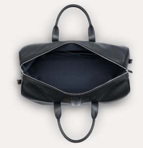 Sac de voyage en cuir PU personnalisé avec compartiment à chaussures, style vintage, week-end, unisexe, extensible, sangle réglable, grande capacité, fermeture à glissière - Product Image 5