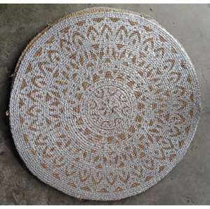 Mantel Decorativo Nórdico de Alta Calidad, Nuevo Diseño de Lujo, Mantel de Algodón y Yute Dori de Exportador Indio - Product Image 3