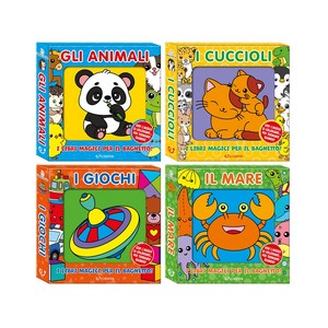 Edicart Style Soft PEVA Foam Bath <b>Book</b> Changing <b>Colour</b> with Water <b>for</b> <b>Kids</b> 4 Items 0+ 8 Pages Box Packaging - Product Image 2