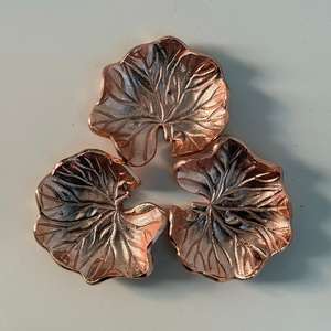 Lot de 3 bols à fruits secs en aluminium avec finition en cuivre de haute qualité pour les fêtes et les cérémonies de mariage - Product Image 3