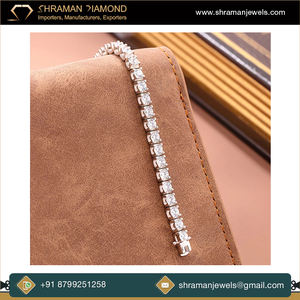 Top Quality Unique Design Luxury VVS1 6.41 TCW Moissanite Diamond Tennis Bracelet for Anniversary and Engagement Gift - Product Image 5