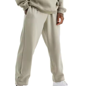 Pantalones deportivos de algodón personalizados de alta calidad para hombre, pantalones de chándal extragrandes de cintura media, informales, al por mayor, a bajo precio - Product Image 1
