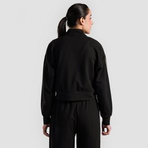 Ensemble de survêtement pour femmes, veste à fermeture éclair d'hiver, jogging 100% coton, taille plus, long, pour la salle de sport, la course à pied, survêtement contrasté respirant - Product Image 2