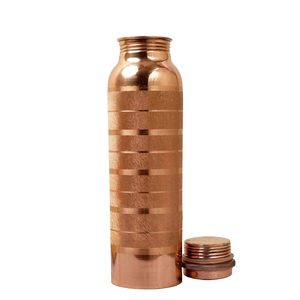 Printed Copper <b>Water</b> BottleAnti-Oxidant <b>Material</b> Durable Rust <b>Proof</b> Bottle Drinking Perfect Stylish Carrying Bottles 450 Ml - Product Image 4