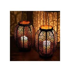 Vaisselle artisanale Hôtel Lanterne marocaine décorative Style classique Décoration intérieure et extérieure pour la saison des fêtes - Product Image 1