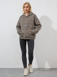 Wholesale Women Winter Hoodie OEM Customized Cotton Fleece Long Sleeve Streetwear <b>Sweatshirt</b> Pullover Style Private Label - Product Image 5