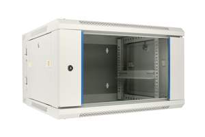 Armoire murale Extralink 6U 600x600 grise, deux sections - Product Image 1