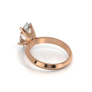 เครื่องประดับแฟนซีของผู้หญิง14K/18K ทอง Marquise ตัดเพชรนิรันดร์แหวนปาร์ตี้งานแต่งงานแฟชั่นสไตล์คลาสสิก - Product Image 2