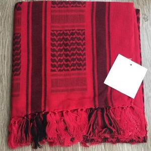 Bufanda de desierto árabe multicolor Shemagh bufanda táctica del desierto Keffiyeh con borlas 100% algodón camuflaje Shemagh - Product Image 6