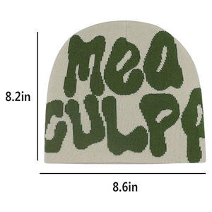 Gorro de punto personalizado al por mayor, gorro cálido de invierno, gorros de calavera de punto, gorros de punto a la moda a granel con logotipo, proveedor 2026 - Product Image 6