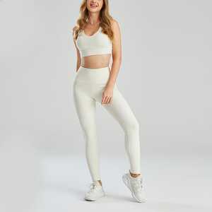 Ensemble de Yoga sans manches nouveau Design ensemble de Yoga de haute qualité poids léger femmes dos ouvert Design Yoga - Product Image 1