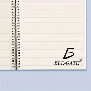 A5 Leather Cover <b>Spiral</b> <b>Notebook</b> with Lined Pages Hard-Shell Daily Planner Thermal Loose-Leaf Bound for Journaling Diary Writing - Product Image 2