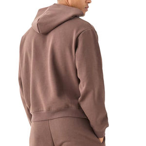 2025 Original Logo coton Tech polaire hommes survêtement 2 pièces épaissir matériel hommes sweat et pantalons de survêtement pour l'automne respirant - Product Image 4