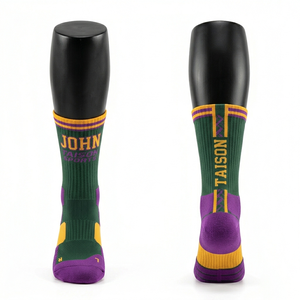 Women and men Basketball <b>Socks</b> high performance cotton <b>polyester</b> spandex fabric structured panels knitted logo women <b>socks</b> - Product Image 2