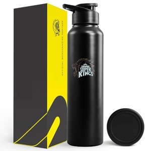Chennai Super King Print Bouteille d'eau en acier inoxydable disponible Navire à boisson de haute qualité Utilisation polyvalente disponible à la vente - Product Image 1