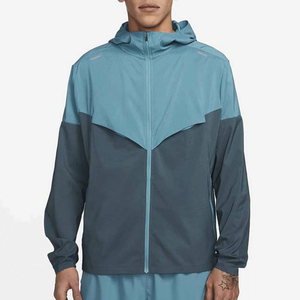 Chaqueta Cortavientos Deportiva con Capucha y Cuello Alto de Lona Ligera de Nuevo Diseño, Impermeable, Transpirable, Chaquetas de Invierno con Logotipo Frontal para Exteriores - Product Image 1