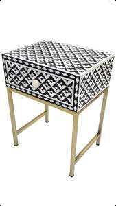 Taburetes y otomanos de consola con incrustaciones de hueso de lujo, decoración moderna para el hogar para cocina, comedor, incrustaciones de hueso elegantes atemporales, exquisita venta - Product Image 6