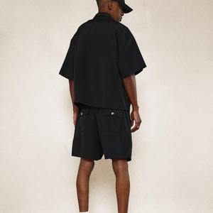 Survêtement court en nylon Ensemble court coupe-vent Vente en gros Léger Survêtement à séchage rapide Ensemble deux pièces coupe-vent Ensemble double - Product Image 2