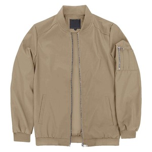 High Street OEM Men's Winter Letterman <b>Baseball</b> <b>Bomber</b> <b>Jacket</b> Canvas Stand Collar 100% Polyester Breathable Zipper New - Product Image 1