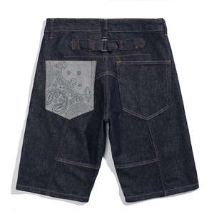Custom Design High Quality Casual Straight <b>Denim</b> Shorts Cotton <b>Soft</b> Washed Man's <b>Jeans</b> Shorts - Product Image 2