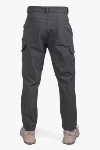 กางเกงยุทธวิธีลำลองคุณภาพสูง สีดำ ไซส์ XL น้ำหนักปานกลาง กันน้ำ ทรงขาตรง สำหรับฤดูหนาว ผลิตจากผ้าฝ้ายทอ ผลิตในตุรกี - Product Image 3