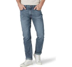 OME Jeans décontractés en coton pour hommes épais et uni noir imprimé avec des décorations de trous lavés taille moyenne avec - Product Image 2