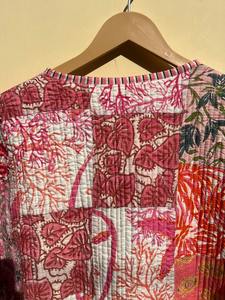 Chaquetas acolchadas de retazos de algodón Floral estilo bohemio Otoño Invierno chaqueta abrigo Streetwear Boho acolchado chaqueta Reversible - Product Image 3