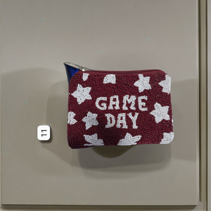 Halloween Hocus Pocus Handmade Beaded Coin <b>Purse</b> Ethnic Style Spooky <b>Zip</b> Bag with Black Spell New Year's by MD HANDICRAFTS - Product Image 3