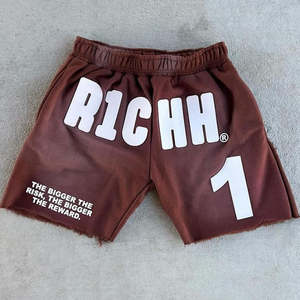 Pantalones cortos bordados de alta calidad para hombres Fabricante OEM Pantalones cortos de algodón Logotipo personalizado Venta a granel - Product Image 4