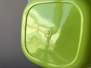 Ensaladera cuadrada de 1000 cc, gran oferta de alta calidad, utensilios de cocina para el hogar, HoReCa, tapa desechable verde con bisagras para mascotas, frutero grande - Product Image 4