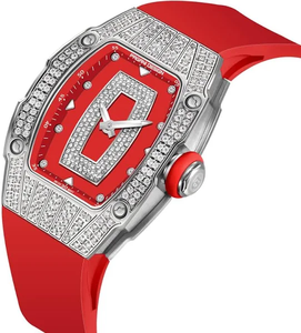 Reloj de Diamante de Cuarzo Moissanite en Oferta para Hombre con Esfera de Cristal, Correa de Acero Inoxidable, Piedras VVS Fire, Lujoso para Bodas - Product Image 6