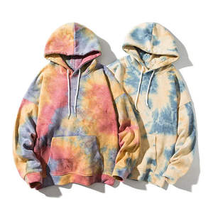 2025 nuevas llegadas de calidad Premium hombres Tie Dye Hoodies invierno peso pesado gota hombro Lose Fit Oversize venta al por mayor Unisex Hoodie - Product Image 1