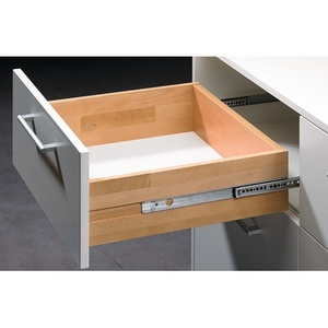 Hettich KA 290 Ball Bearing <b>Slide</b> Galvanized Steel 250-310 mm Nominal Length 20 kg Capacity <b>Drawer</b> Organizer - Product Image 1
