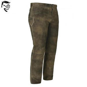 Pantalones de Cuero Bávaro Personalizados de Alta Calidad 2026 para Hombre, Corte Recto, Casuales, de Invierno, Tela de Lana, Servicio OEM Disponible - Product Image 5