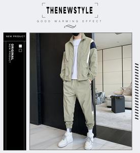 Conjunto de camiseta y pantalón corto de dos piezas para hombre, chándal personalizado, chándales lisos - Product Image 4