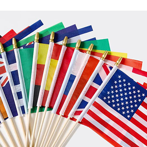 Haiti Sản Phẩm Tổ Chức Sự Kiện Lễ Hội Chất Lượng Cao Tùy Chỉnh Polyester Haiti Haiti Haiti Tay Vẫy Cờ Cờ - Product Image 2