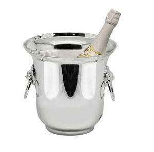 Top Tendance Argent Fini En Acier Inoxydable Seau À Champagne En Gros Bar Et Accessoires À Vin Seau À Champagne - Product Image 1