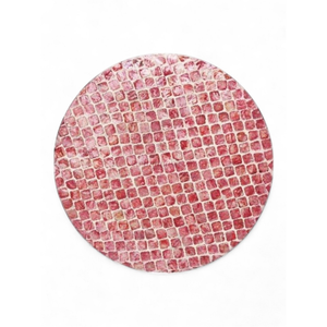 แผ่นรองจานมุกแดงธรรมชาติสำหรับโต๊ะอาหารแบบสบายๆ และของตกแต่งบ้านจากเวียดนาม - Product Image 1