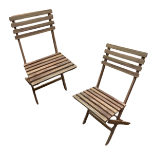 Chaise pliable d'extérieur Base d'eau en bois de teck Chaise de jardin Bistro et restaurant Direct Factory - Product Image 5