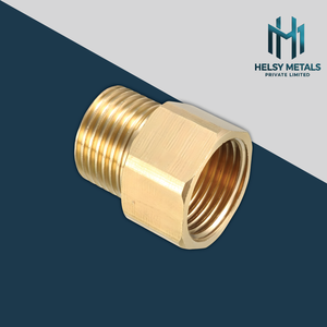 Adaptateur hexagonal en laiton durable, mâle vers femelle, connecteur fileté, usinage de précision, raccord d'extension de tuyau pour le contrôle des fluides - Product Image 4