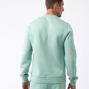 Custom Men's Regular Fit Quarter <b>Zip</b> <b>Hooded</b> Sweatshirt 100% Cotton Solid Winter Breathable 260g - Product Image 4