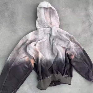 Vente chaude Automne couleur unie sweat à capuche à manches longues pour homme avec couleur et tailles personnalisées - Product Image 3