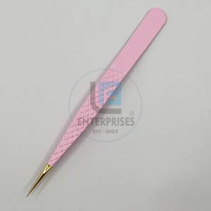 Pince à épiler classique OEM pour cils - Acier inoxydable de haute qualité, durable, précision optimale, prise en main parfaite, longueur 12 cm, pointe lisse, usage professionnel en salon - Product Image 3