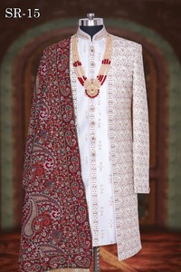 งานฝีมือ ZARDOSI บนเชอร์วานีกับ DHOTI SALWAR สำหรับชุดปาร์ตี้/ชุดแต่งงาน @ 2023 - Product Image 5