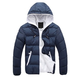 Doudoune personnalisée de haute qualité à la mode pour hommes en nylon enduit longue bulle chauffante brillante rembourrée motif fourrure Service OEM - Product Image 1