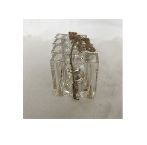 Acrylic Napkin Ring Bulk Wholesale Napkin Rings for Weddings Uses at Under Your square Shape White Color - Product Image 1